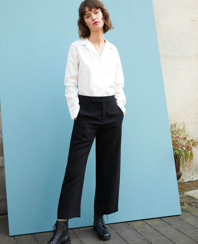 Loose fit trousers Black