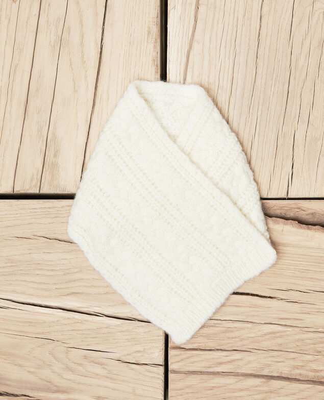 Knitted collar Off white