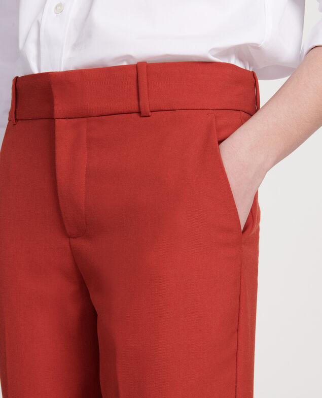 Smooth wool boyfriend trousers Ketchup