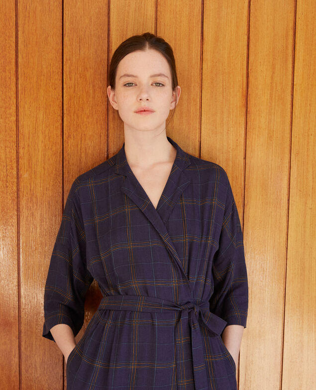 Wrap dress Blue