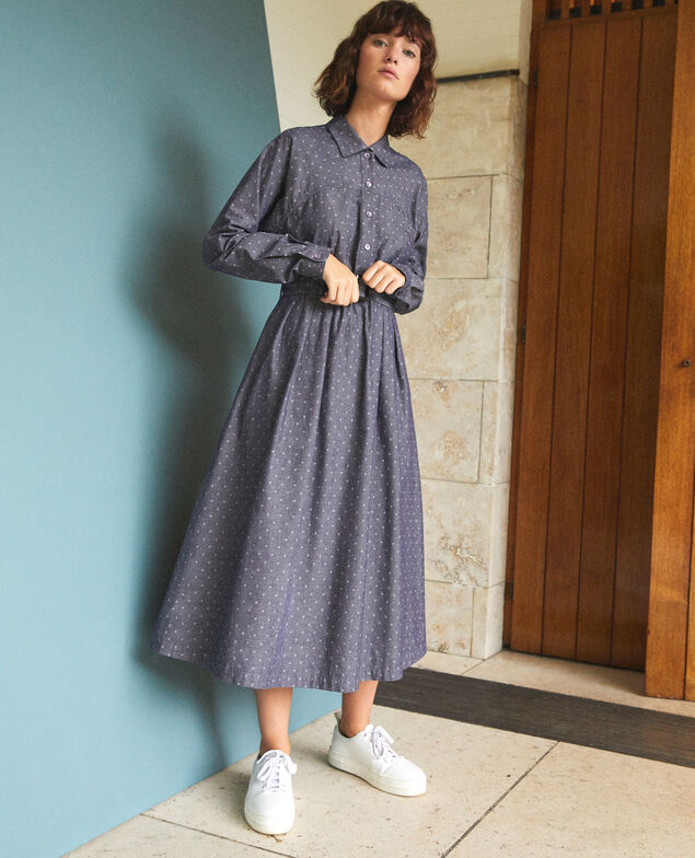 Mid-length dress Blue