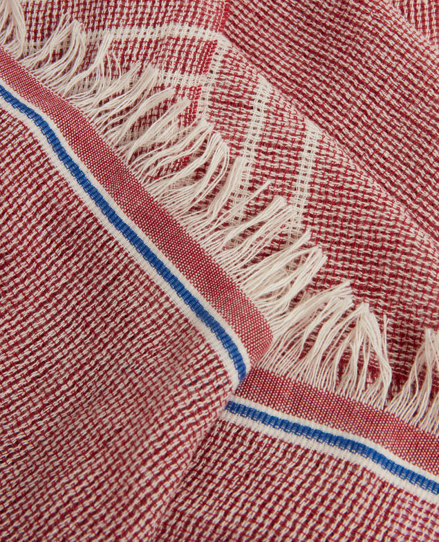 Cotton summer scarf 7023 29 dark orange