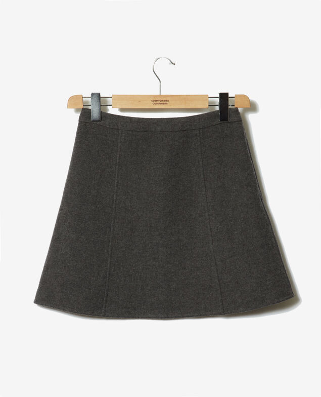 Mini skirt Dark heather grey