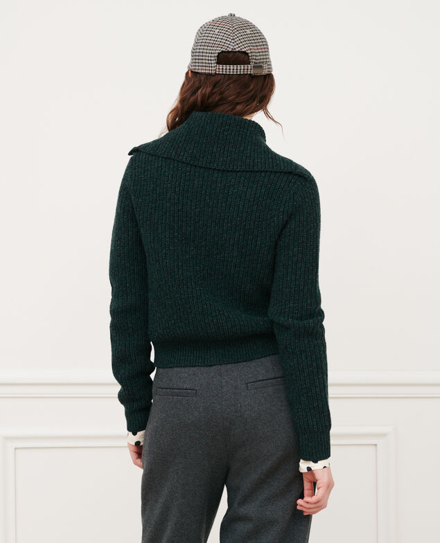 Virgin wool cardigan 8844 55 green