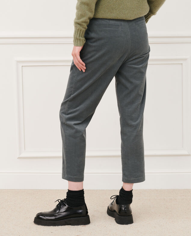 Corduroy trousers 8817 58 darkgreen