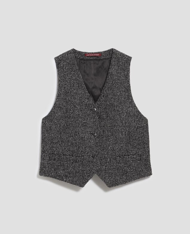Waistcoat I097 neppie black