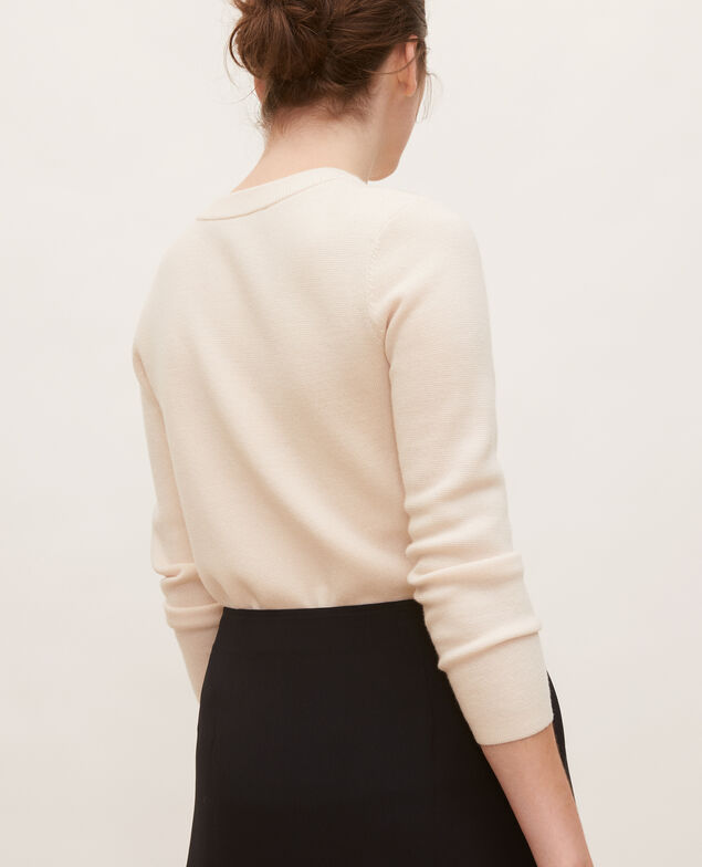 Striped wool jumper Gardenia