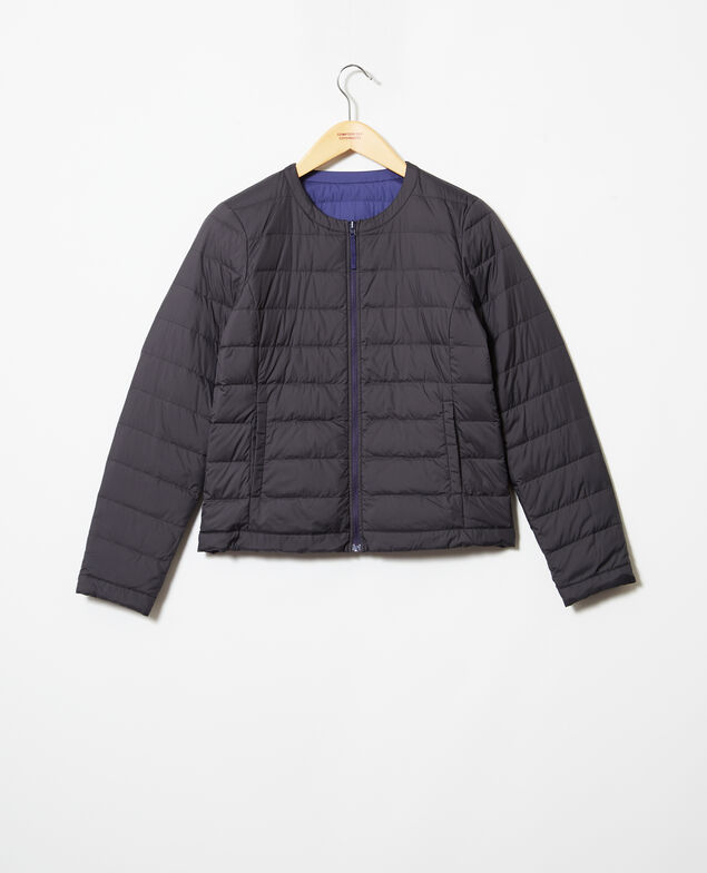 Iconic Mademoiselle Plume down jacket Saphire navy/noir