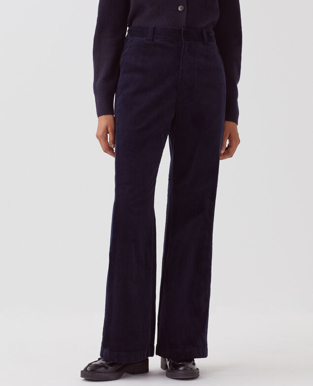 Corduroy trousers U690 navy