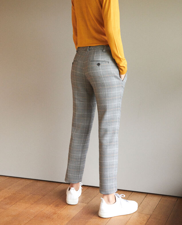 Straight-leg trousers Black