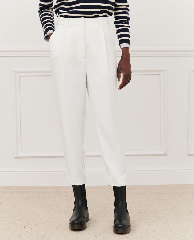 Cigarette trousers 00 white