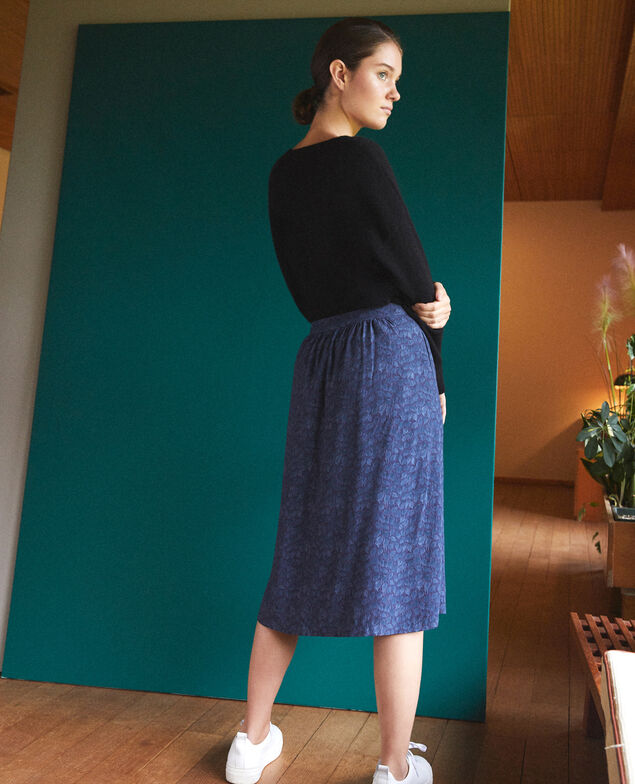  Printed skirt Blue