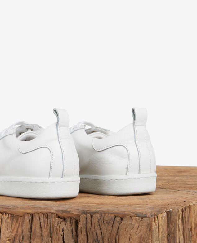 Leather trainers Off white