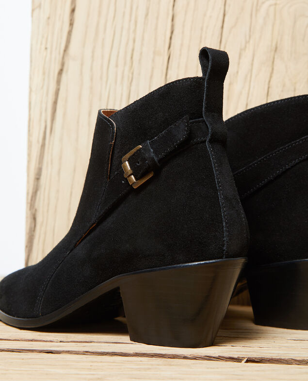 Suede Chelsea boots Noir
