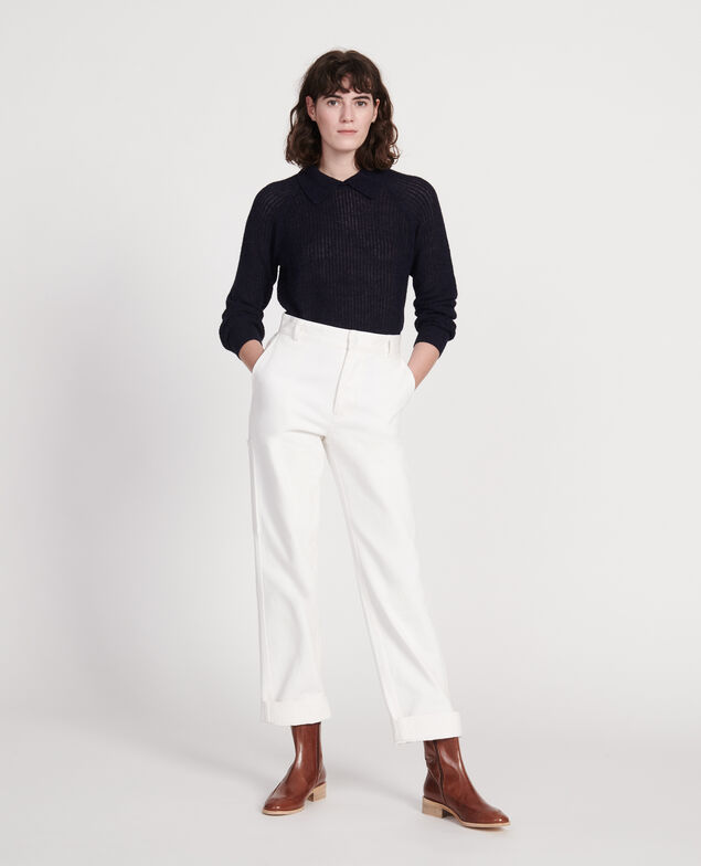 Alpaca blend jumper Maritime blue
