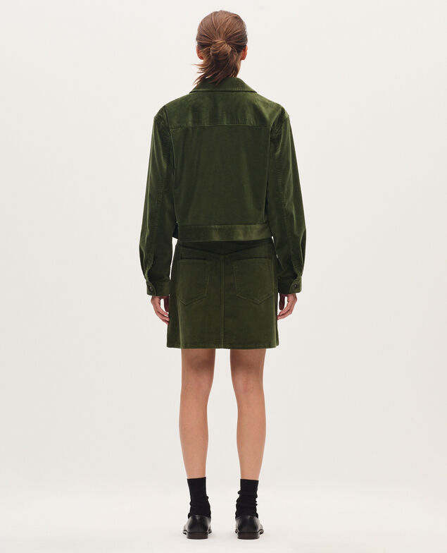 Corduroy jacket U550 green