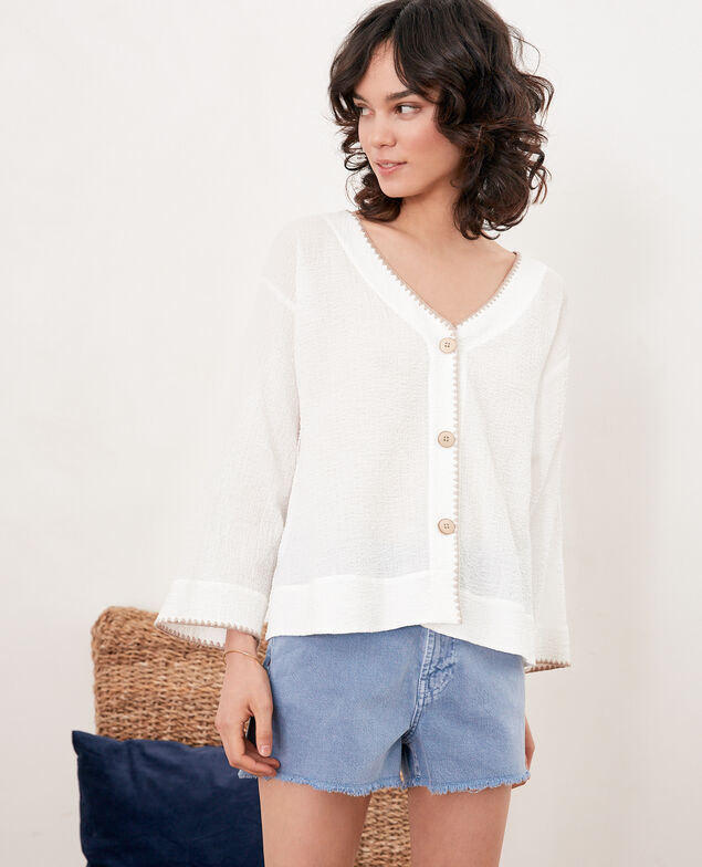 2-in-1: jacket or casual top Kaolin