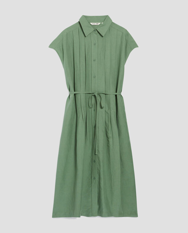 Shirt dress H540 dark ivy