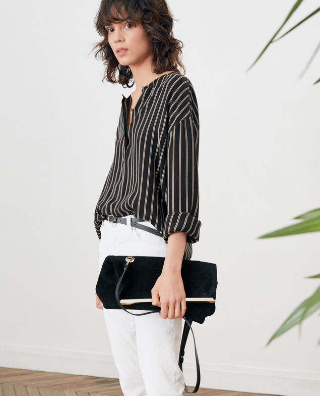 Striped blouse Black/off white stripes