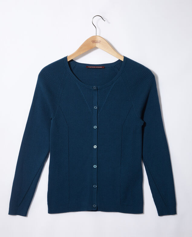 Cotton cardigan Blue