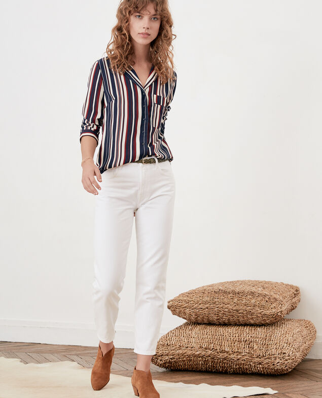 Vintage fit jeans Blanc