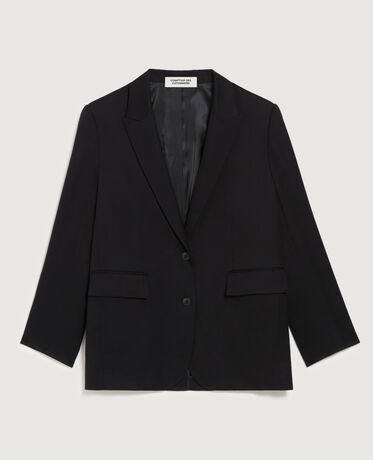 Wool blazer H091 black beauty