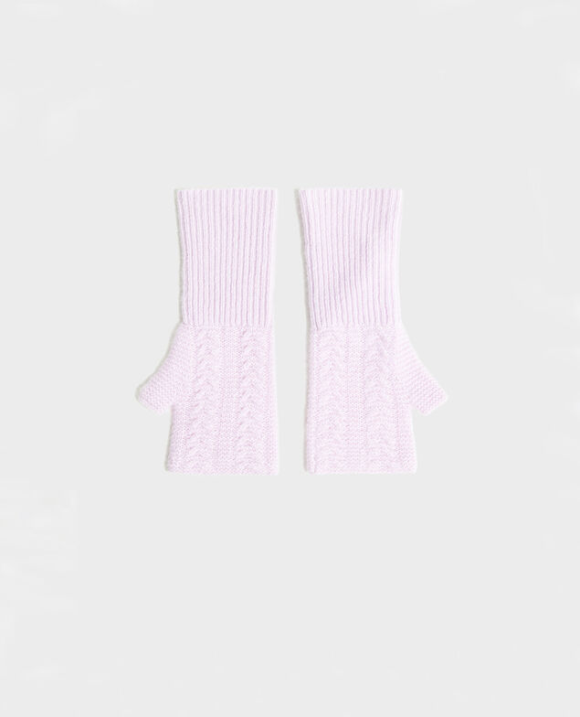Cashmere mittens Pastel lilac