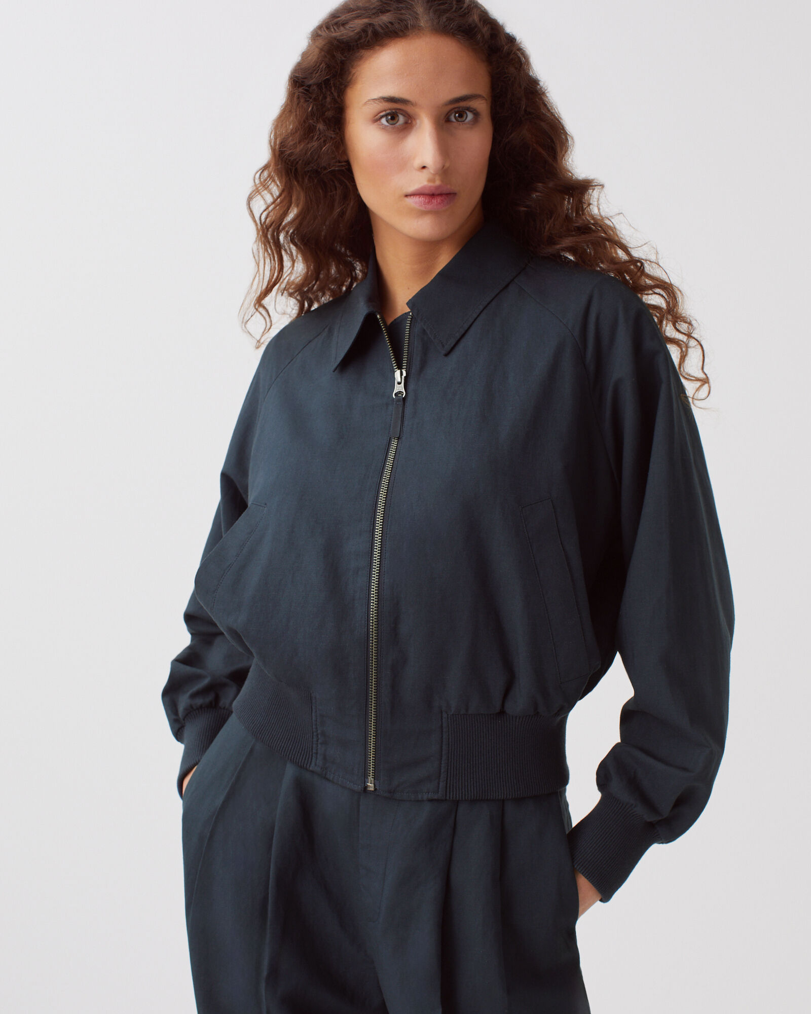 【BAON】Ryoku Dot Short Sleeve Zip-Up Jacket Ribbed Varsity Quarter Zip – Addison Bay®