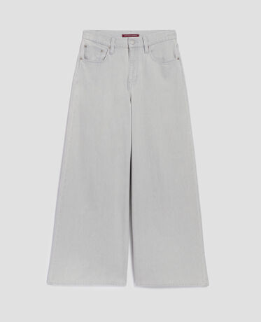 JEANETTE - Wide jeans J021 light grey