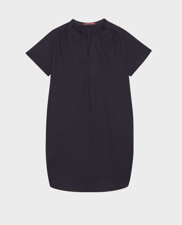 Short-sleeved dress Night sky