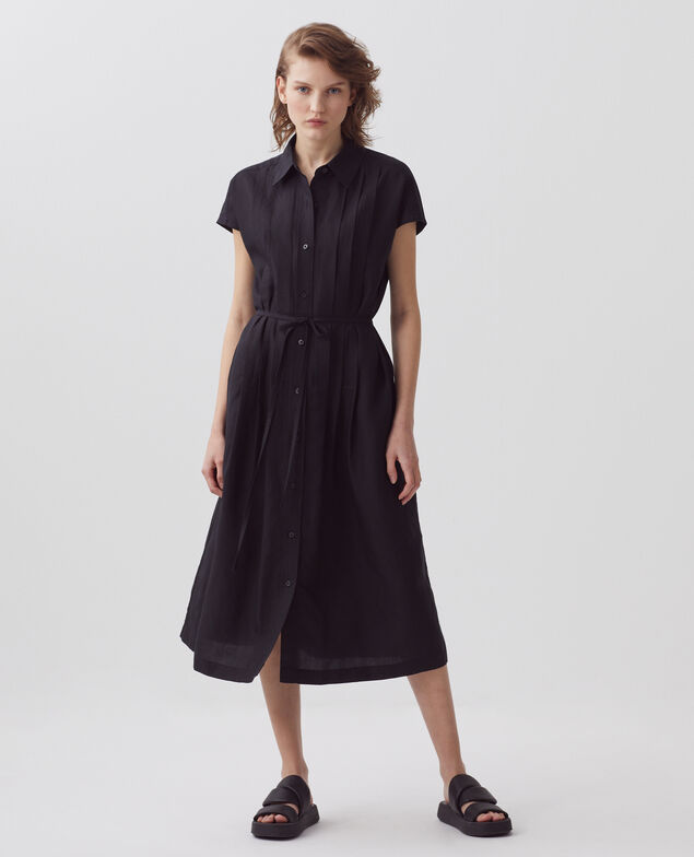 Shirt dress H091 black beauty