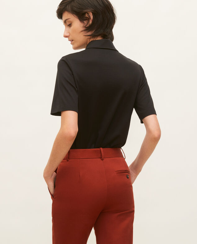 Egyptian cotton polo shirt Black beauty