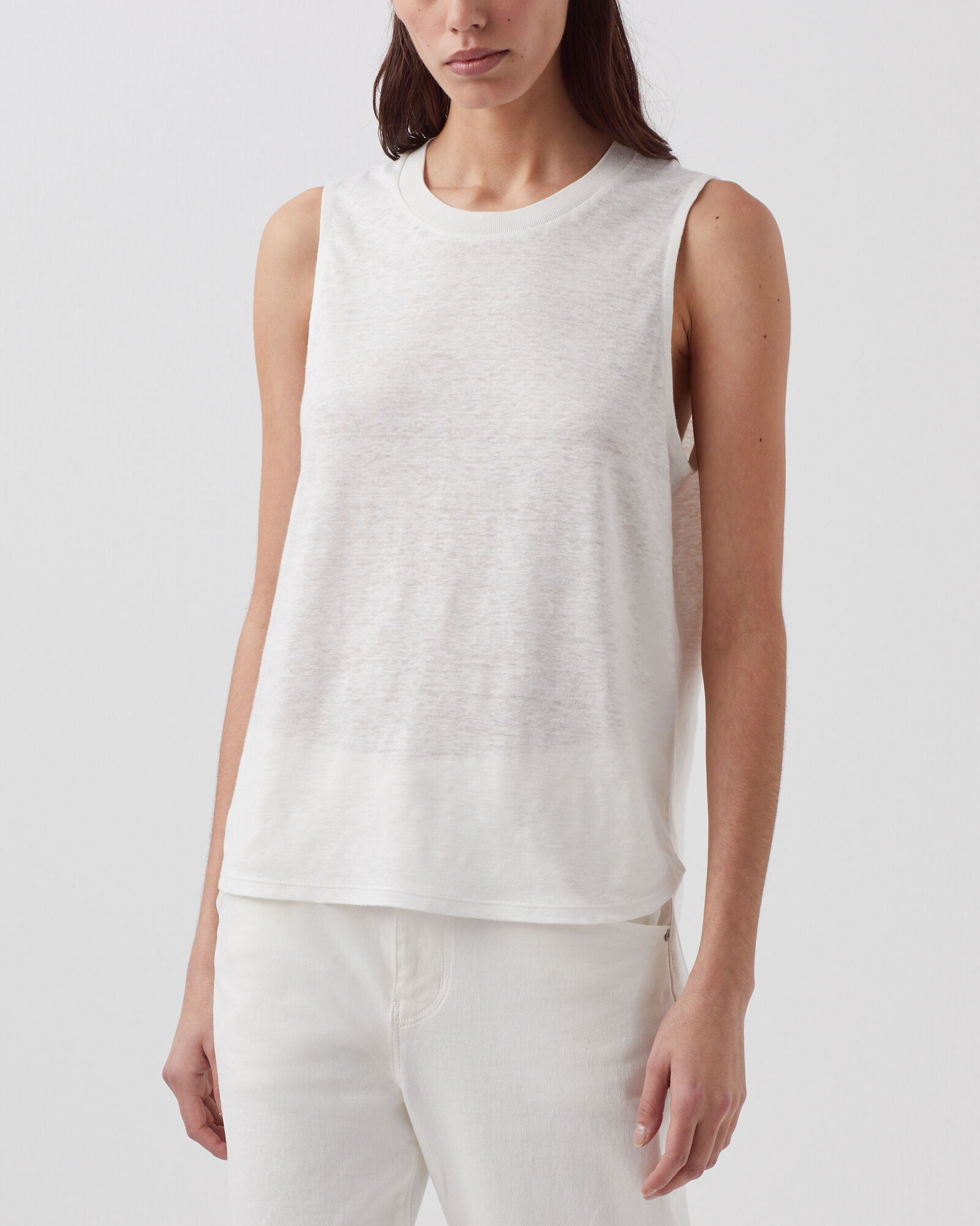 BALLAHOLIC Cotton Tank Top (white/black) – ballaholic