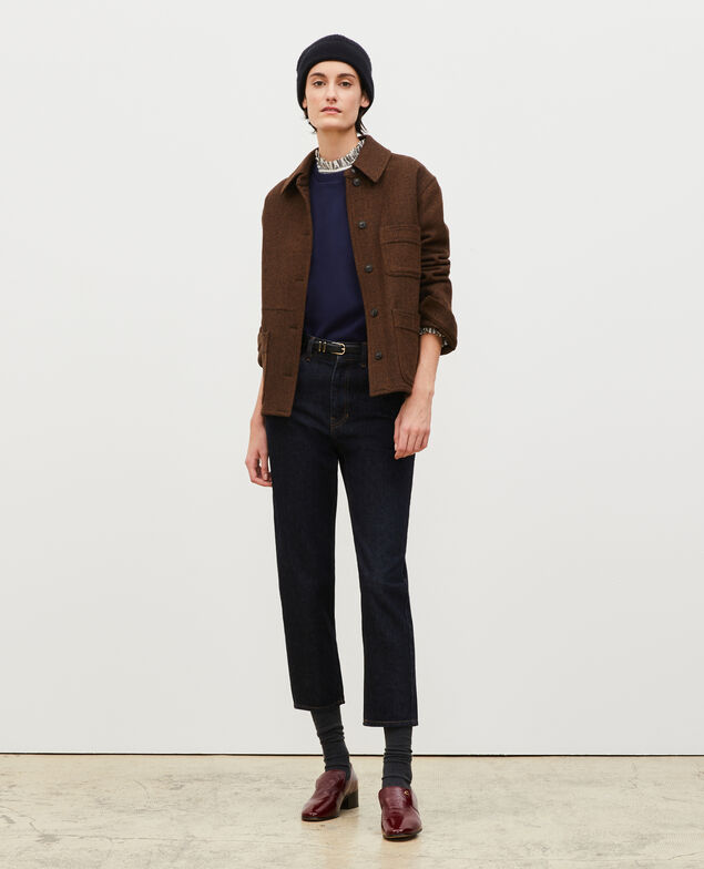 Wool blazer Coffee bean