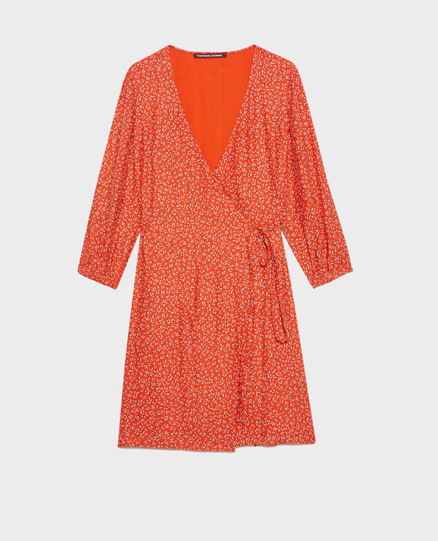 Silk wrap dress Clochette spicy