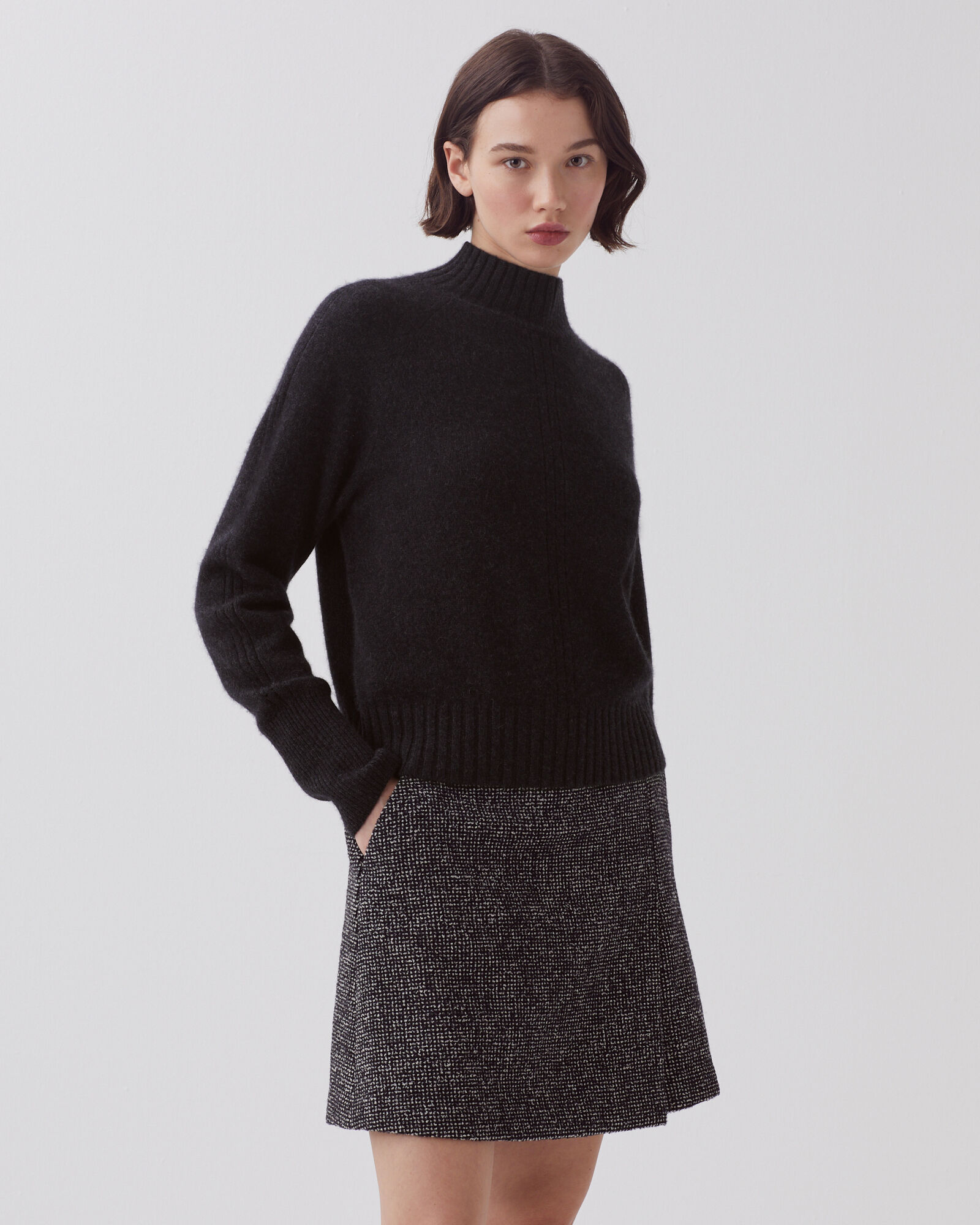 ANDMARY】Willow line mini skirt