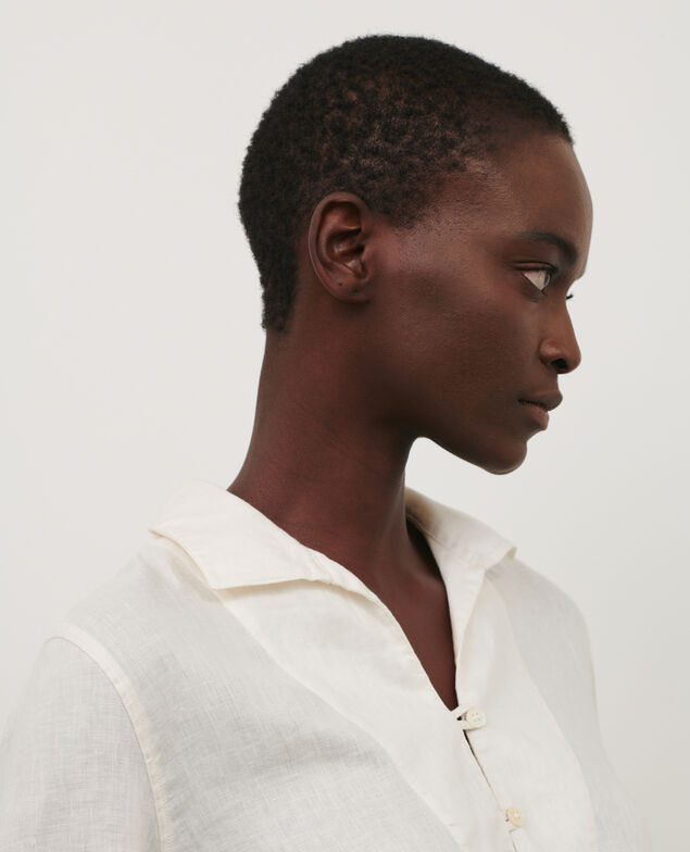 Linen blouse Gardenia