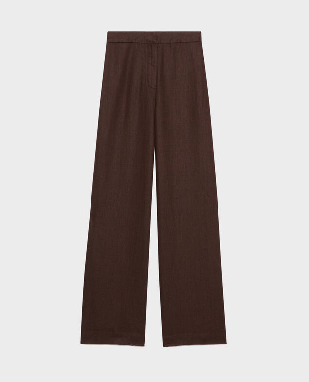 Linen high-waisted trousers Mole