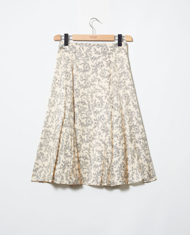 Printed skirt Bandana light beige