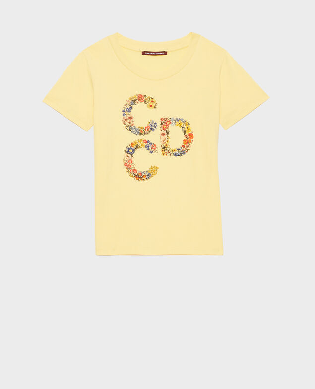 Short-sleeve cotton t-shirt Lemon drop