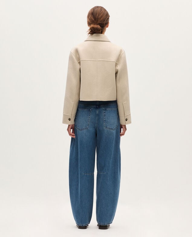 Double-faced jacket K301 light beige