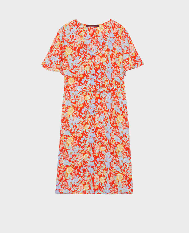 Short printed dress Ete red small