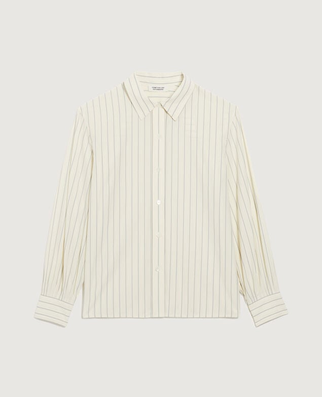 Striped shirt K014 stripes ecru