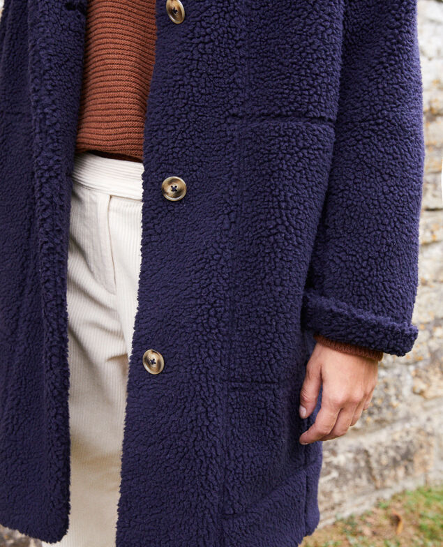 Teddy coat  Dark navy