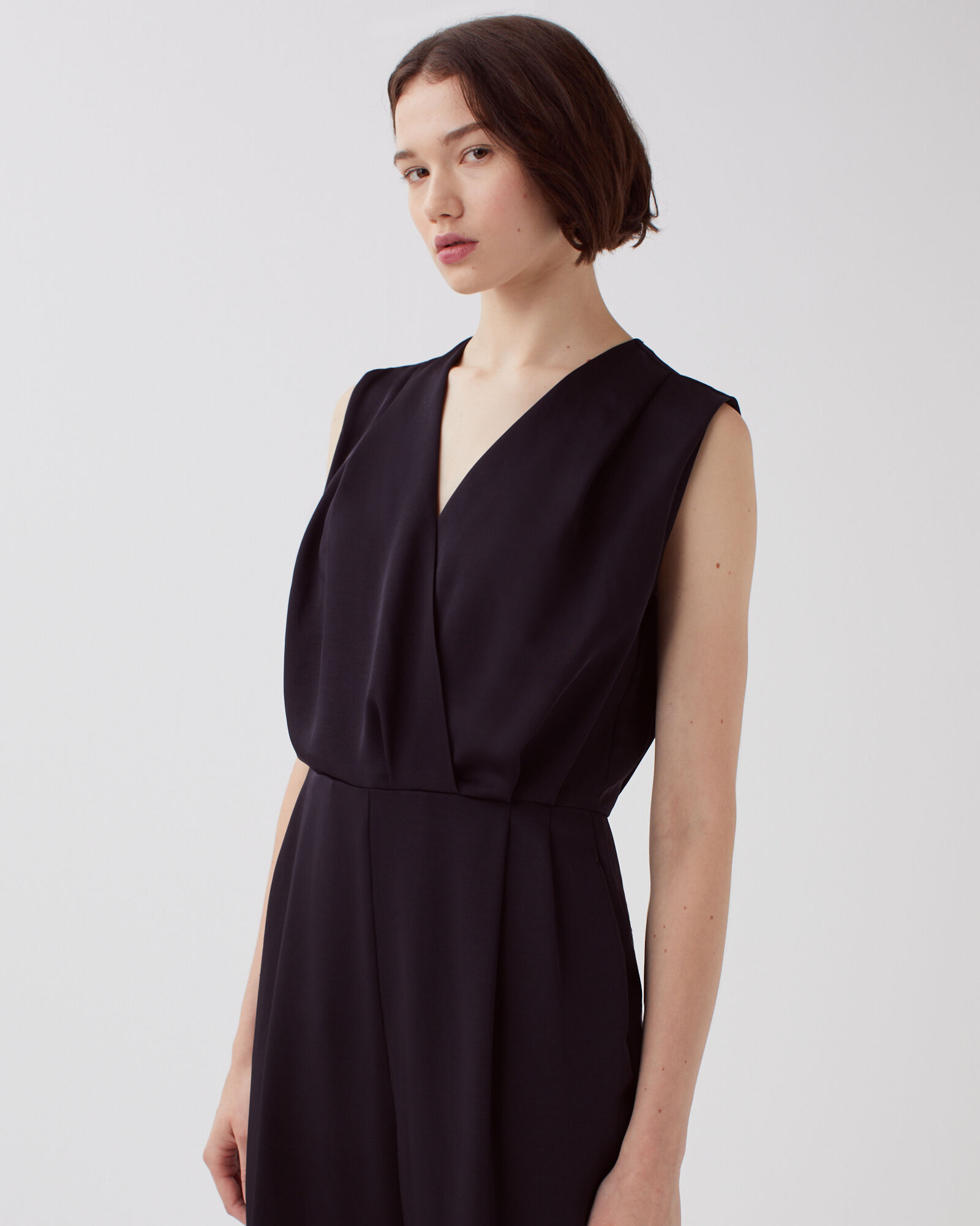 Silky loose jumpsuit black beauty - Comptoir des Cotonniers