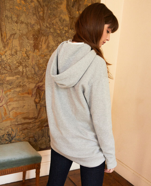 Hooded sweatshirt Light grey