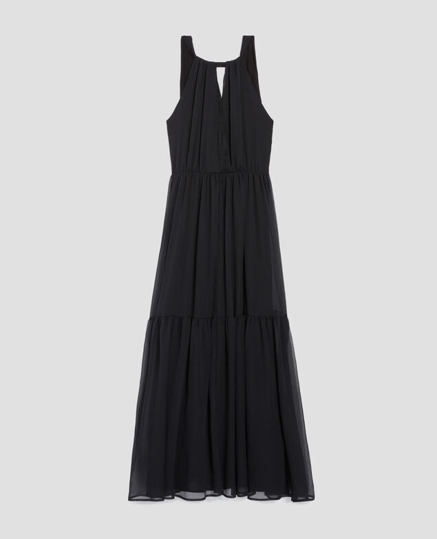 Fluid maxi dress H091 black beauty