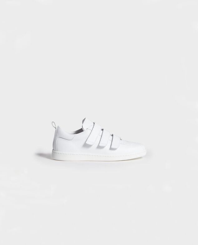 Leather rip tape sneakers Optical white