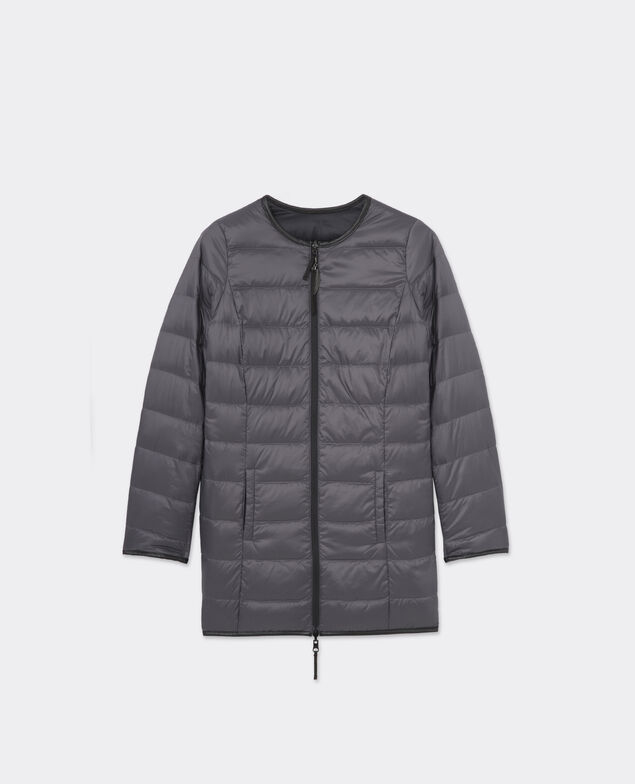 Long down jacket | ONLINE EXCLUSIVE Noir/charcoal