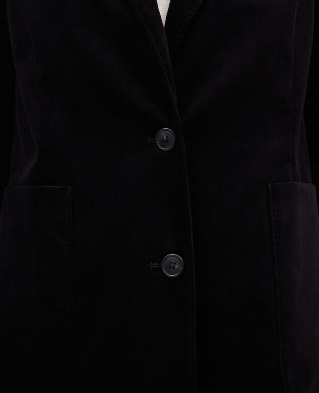 Two button corduroy blazer Black beauty